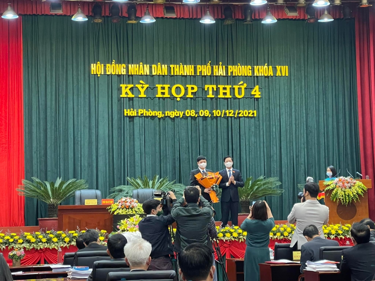 Ông Hoàng Minh Cường giữ chức Phó Chủ tịch UBND TP Hải Phòng